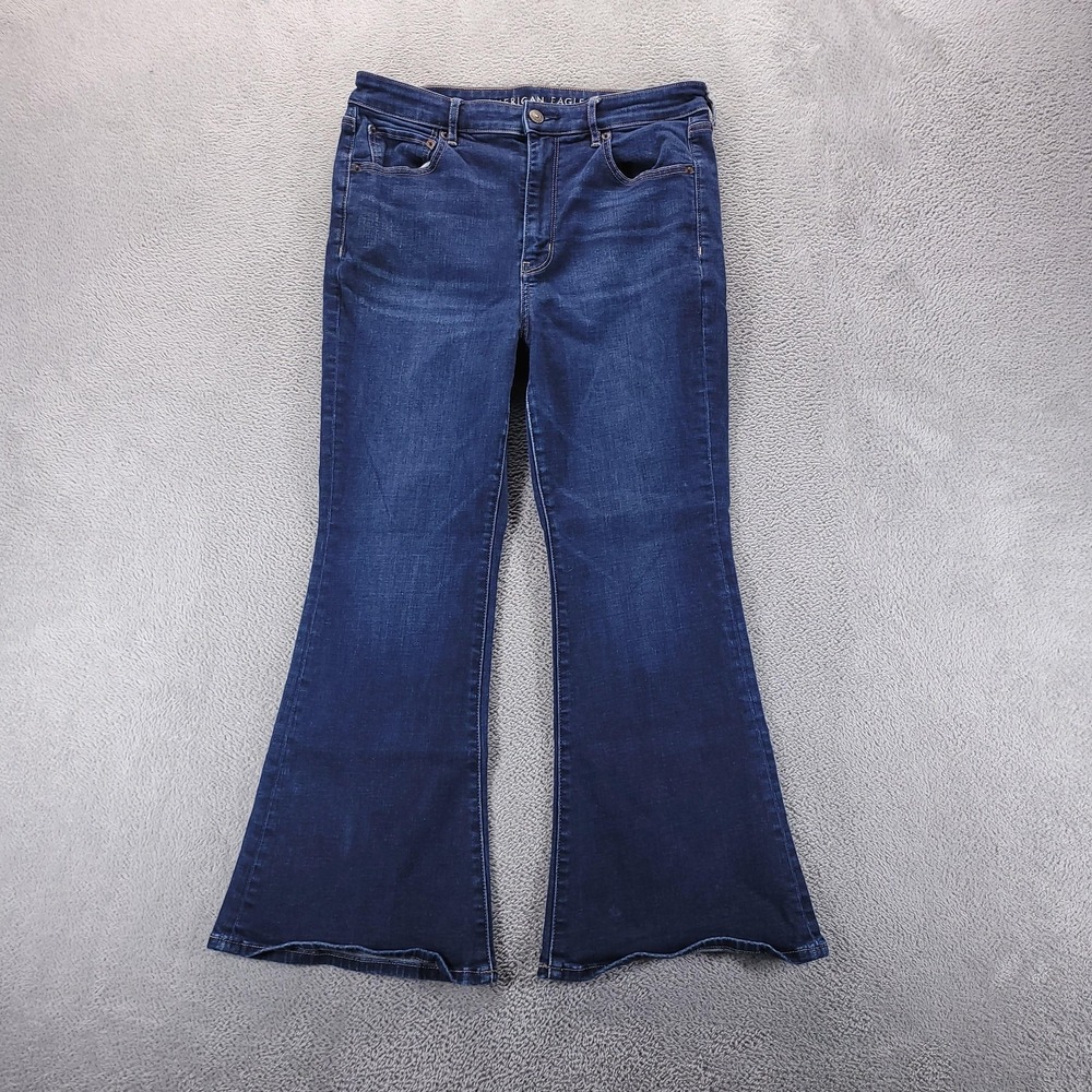 American Eagle Outfitters Dark Blue Flare Jeans